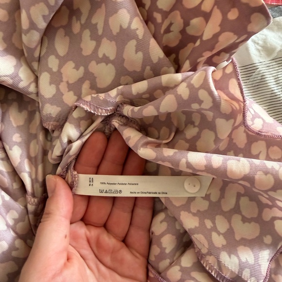 Intimately Free People Pink Animal Print A-Line mini skirt size large - Picture 3 of 8